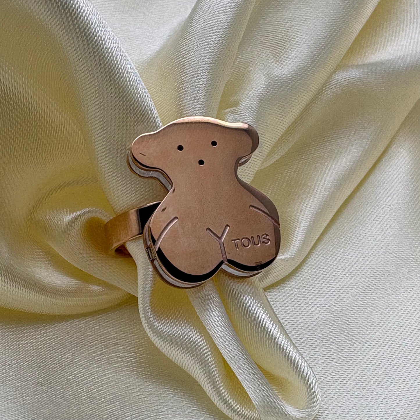 ANILLO OSO ORO ROSA