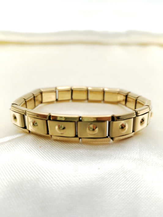 PULSERA ELASTICA DORADA
