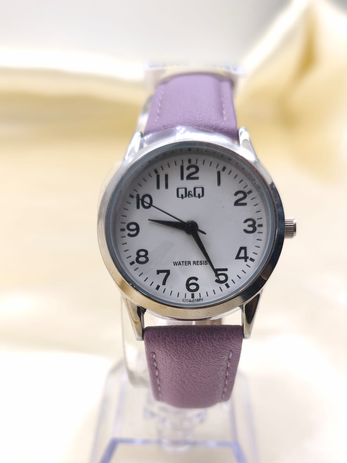 RELOJ QYQ CUERO