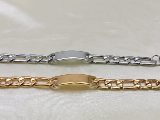 PULSERA PLACA GRUESA