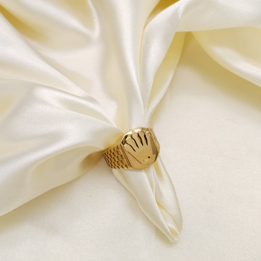 ANILLO HOMBRE DORADO