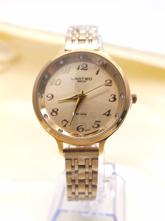 RELOJ LIMITED DORADO