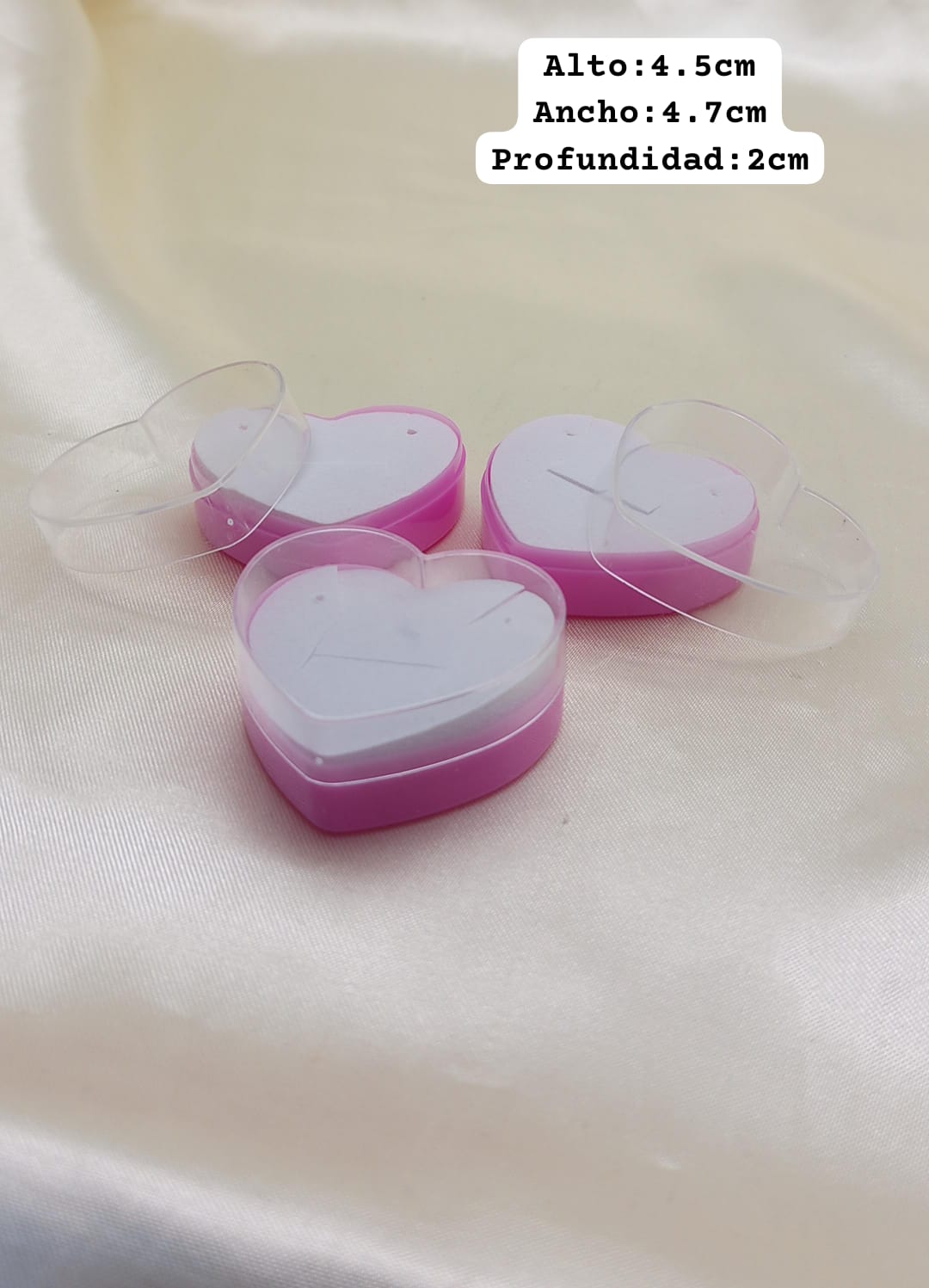 PAQUETE CAJA ANILLO CORAZON