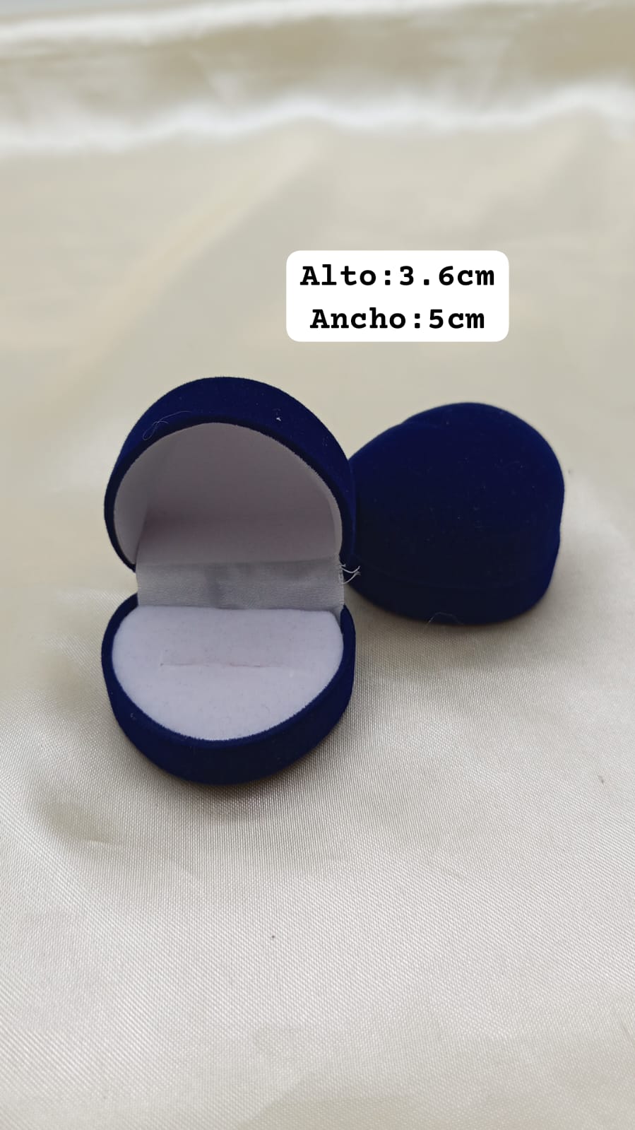 CAJA ANILLO GAMUZA